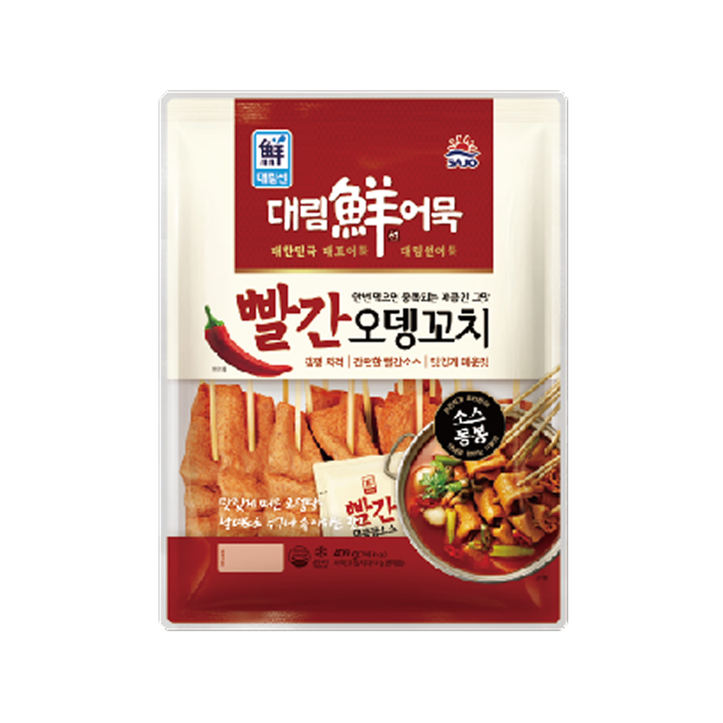 빨간오뎅꼬치(냉동)