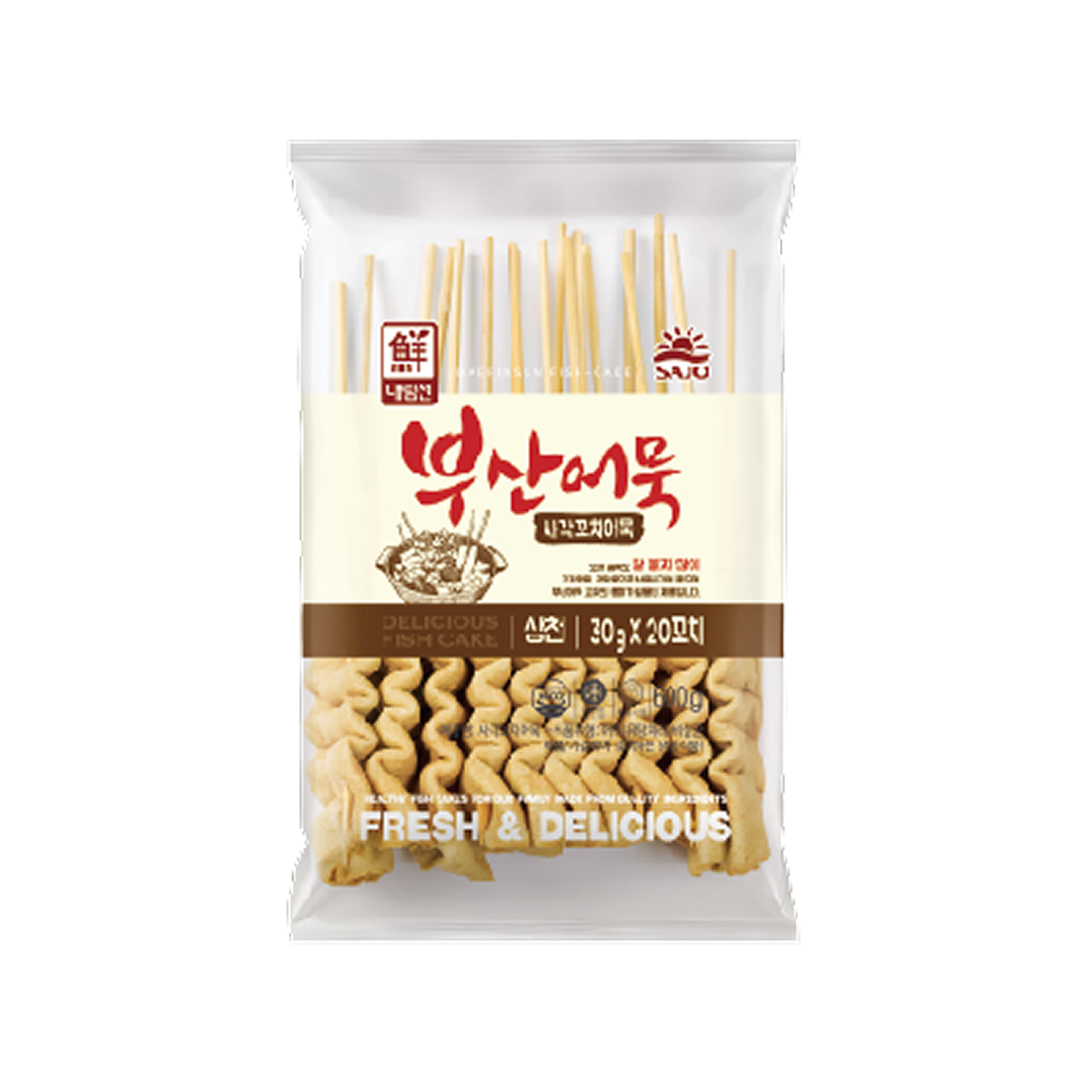 사각꼬치어묵(냉동)