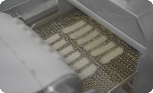 튀김라인: 봉 제품 3개 라인