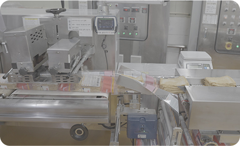 냉각·포장: 평 제품 3개 라인